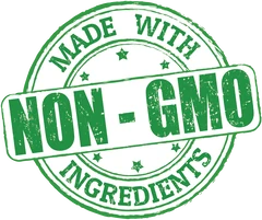 Made with non-GMO ingredients badge
